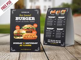 Tent Card Menu Mockup Psd Download Cardapio Bar Modelos De Cardapio Cartoes De Mesa