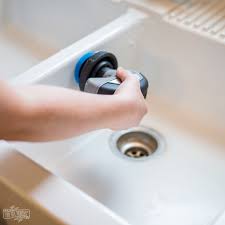 how to clean a white farmhouse sink
