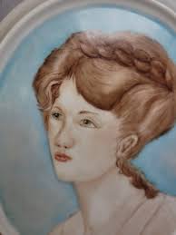 Vintage Portrait Muse Painting