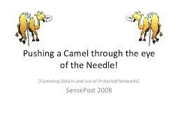 It can refer to a web service uri. Pushing A Camel Through The Eye Of A Needle