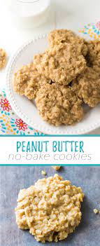 Peanut Butter No Bake Cookies Recipe Baking Recipes Cookies Peanut Butter No Bake Easy Peanut Butter