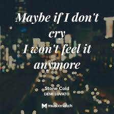 Demi Lovato Stone Cold Lyrics Google Zoeken Song Quotes Me Too Lyrics Stone Cold Lyrics