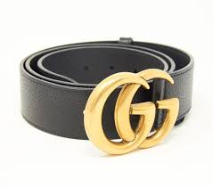 Black And Gold Gucci Belt Gucci Black Gg Belt Gold Logo In 2020 Black Gucci Belt Gucci Belt Gucci Black
