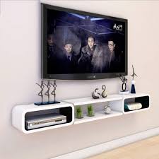 Heavy gauge steel construction for years of use. Floating Shelf White Floating Shelf Wall Mount Tv Cabinet Shelf Storage Unit Shelf For Dvd Blu Ray Players Satellite Tv Box Cable Box Color B Buy Online In Botswana At Botswana Desertcart Com Productid