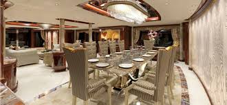 The Emir Of Abu Dhabi Inside The Crazy 600m Azzam Yacht In 2020 Yacht Interior Design Luxury Yachts Yacht Interior