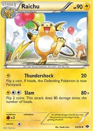 Read more about how to identify your pokemon cards. Raichu 40 99 Next Destinies Pokemon Card Poke Card Values