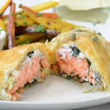 Maybe you would like to learn more about one of these? Salmon Wellington Recipe Gourmet Food World Salmon En Croute