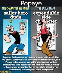 Early Version Of Popeye Popeye The Sailor Man Know Your Meme