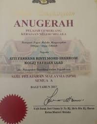 Senarai pelajar terbaik stpm 2017 yang telah disenaraikan oleh majlis peperiksaan malaysia (mpm). Anugerah Pelajar Cemerlang Spm 2017 Kerajaan Negeri Melaka 5 April 2018 Kolej Yayasan Saad Melaka