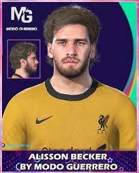 Goalkeeper alisson becker added to liverpool's long injury list as caoimhin kelleher was handed his champions league debut for ajax's visit to anfield on tuesday. Pes 2021 New Face Alisson Becker New Face Face Goalkeeper