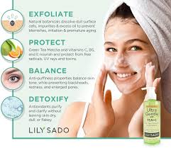 Amazon.com: LILY SADO TEA+C™ Green Tea & Vitamin C Face Cleanser