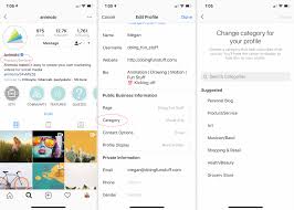 Instagram Business Categories List Tips Animoto