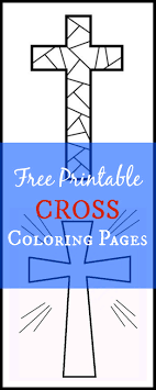 Choose the cross or crosses, that you wish to use and click on it for the larger version or simply right click it and save it to your desktop. Free Printable Cross Coloring Pages What Mommy Does