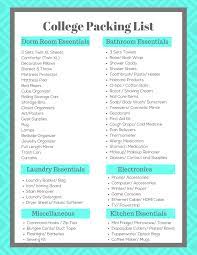 Are You Packing To Head Off To College Or Is Your Child Today I Am Sharing A Free Printable Coll College Packing Lists College Packing College Dorm Checklist