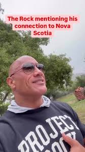 The Rock's Heartfelt Mention of Amherst, NS