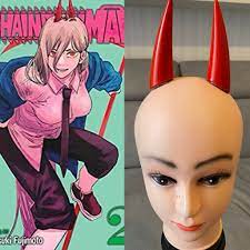 Power chainsaw Man Horns for Cosplay Headwear - Etsy