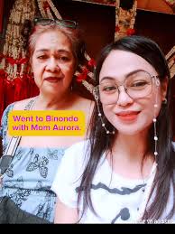 Another Great bonding with my mom Aurora Natividad Osoyos. Binondo Bit...