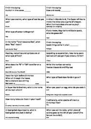 This post was created by a member of the buzzfeed commun. 60 Primary Level General Knowledge Quiz Questions Australia Tpt