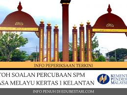 Di sini, cikgu kongsikan soalan sebenar spm jun 2020 untuk kertas 1 bahasa melayu (1103/1). Contoh Soalan Percubaan Spm Bahasa Melayu Kertas 1 Kelantan Edu Bestari