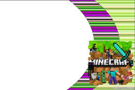 You should be able to print out two invitations per piece of card stock, these will be 5×7 size. Minecraft Birthday Free Printable Invitations Oh My Fiesta For Geeks