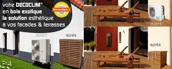 Si vous avez des problèmes de voisinage à cause d'un bruit de moteur, ou si vous souhaitez convaincre votre copropriété ou un syndic de l'installation d'un appareil, sachez que le caisson decoclim permet enfin de réduire le bruit d'un climatiseur ou d'une pompe à chaleur de 10 à 30%. Cache Climatiseur Groupe Unite Compresseur Exterieur