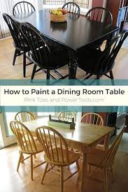 A couple of years ago, i saw this dresser sitting by a mailbox. A Diy Girl With A Blog Black Dining Room Table Diy Kitchen Table Kitchen Table Redo