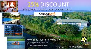 Duke on may 08, 2018: Hotel Sudu Araliya On Twitter 25 Discount On Double Room Triple Room Bookings On Full Board Half Board Basis Stays At Hotel Sudu Araliya Polonnaruwa For All Sampath Mastercard Visa