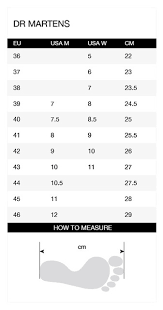 Dr Martens Size Chart Au Best Picture Of Chart Anyimage Org