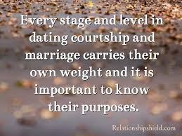 So, if you have second thoughts about the person you're dating, do not ignore your feelings! The Difference Between Courtship Dating And Marriage In Relationship Relationship Shield