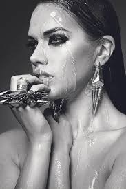 Beauty Black And White Model Photography Waterproof Summer Makeup Must Haves Girl Gloss Angels Beauty Black And White Portraits Photography
