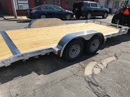 Our huge collection of car trailers will allow you to find the best open deck or full deck car trailer to meet your needs, and you'll bring it home at a price that you'll be happy paying. 80 X18 High Country Aluminum Open Car Hauler Trailer W Pressure Treated Deck Ron S Toy Shop
