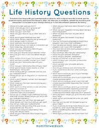 Life History Questions Printable Mom It Forward This Or That Questions Journal Writing Prompts Genealogy