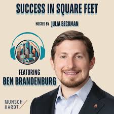 👋 Hey there! If we haven't met yet, I'm Julia Beckman—an attorney in  Munsch Hardt's real estate section and podcast host of Success in Square  Feet. I started this podcast to share