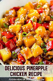 Delicious Pineapple Chicken Recipe Pineapple Chicken Recipes Chicken Recipes Pineapple Chicken