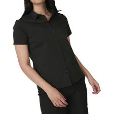 Zaful collared shirt up to 30% off, free 30 day returns. Brilliant Basics Women S Smart Button Up Shirt Black Big W