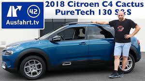 Carwow is the trading name of carwow ltd. 2018 Citroen C4 Cactus Puretech 130 S S Shine Ausfahrt Tv