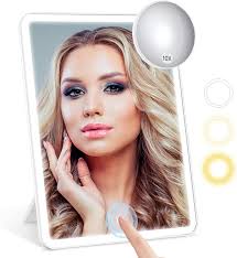 Travel sized light up mirror with discount