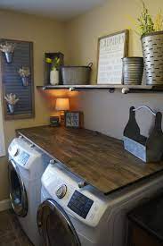 This post is sponsored by better homes this prevents the bottom of the shelves from looking dirty over time. Laundry Room Makevover For Under 250 With Diy Rustic Industrial Pipe Shelving And Farmhouse Decor