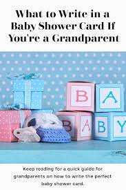 What do you write in a baby shower card. What To Write In A Baby Shower Card From Grandparents