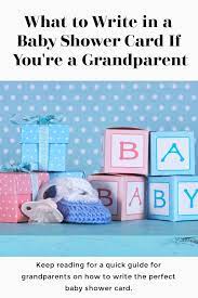 Wishing you all the best with the new baby and funny, heartwarming and genuine. What To Write In A Baby Shower Card From Grandparents