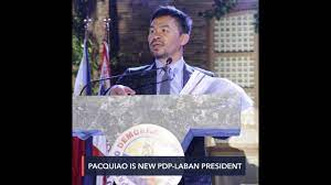 So how can we stop our members who want to sign it the resolution? Pacquiao Is New President Of Duterte Party Pdp Laban