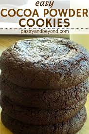 Chocolate Cookies With Cocoa Powder These Delicious Cocoa Powder Cookies Are Perfect To St Cocoa Powder Recipes Chocolate Cookie Recipes Chocolate Cookies Easy