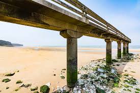 Die spuren an der landungsküste in der normandie sind heute immer noch zu sehen. Omaha Beach 7 Kilometer Blut Und Freiheit