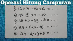 Demikianlah pembahasan mengenai berbagai contoh soal bilangan bulat kelas 6. Contoh Soal Operasi Hitung Campuran Bilangan Bulat