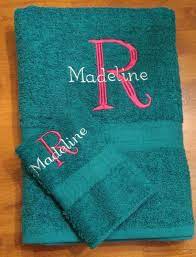 Choose from contactless same day delivery, drive up and more. Personalized Towel Washcloth Set With Embroidered Initial And Name Monogrammed Towel Set Graduation Gi Monogram Towels Personalized Towels Embroidered Towels
