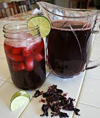Agua De Jamaica Hibiscus Tea Latina Mama Rama Hibiscus Tea Jamaica Food Recipes