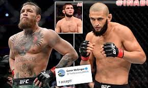 Latest on khamzat chimaev including news, stats, videos, highlights and more on espn. Ufc Star Khamzat Chimaev Reveals He Flew To Ireland To Beat Up Conor Mcgregor For Insulting Khabib Daily Mail Online