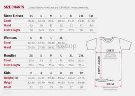 youth shirt sizes online charts collection