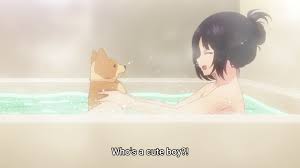 My life as inukai-san's dog bath scene