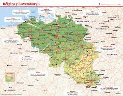 Tamaño lado corto 85 cm. Mapa De Belgica Lonely Planet